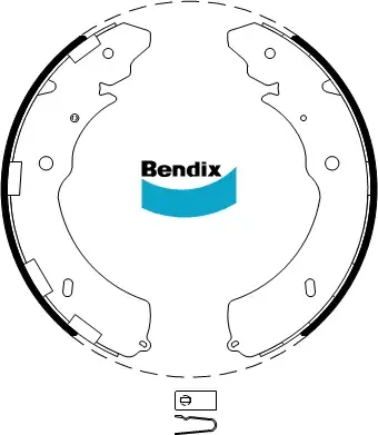 ก้ามเบรคหลัง Bendix BS5018 Mitsubishi Triton 4WD 2005-2014 / Pajero Sport 2008-2014 Bendix
