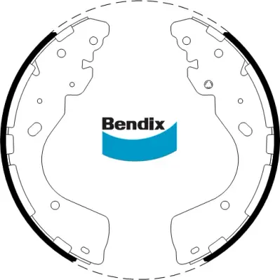 ก้ามเบรคหลัง Bendix BS5021 Ford Ranger T6 4WD / Mazda BT-50 PRO / Nissan Navara D40 Bendix