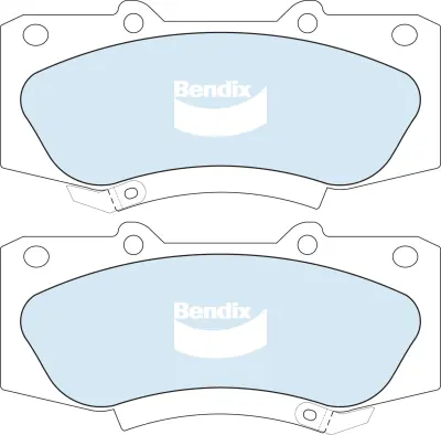 ผ้าเบรคหน้า Bendix Metal King DB2221 Vigo Champ 4WD 2011–2015 Bendix
