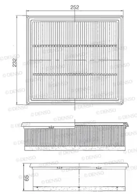 ไส้กรองอากาศ DENSO 260300-0640 Isuzu All New D-Max 2012-2019 Denso