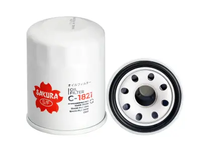 ไส้กรองน้ำมันเครื่อง SAKURA C-1821 Honda City / Jazz / Civic / CR-V Sakura