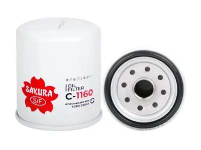 ไส้กรองน้ำมันเครื่อง Sakura C-1160 รถตู้ Commuter KDH 2.5/3.0 Sakura