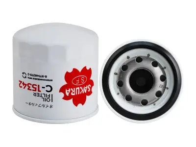 ไส้กรองน้ำมันเครื่อง SAKURA C-15342 Isuzu NPR 150 / FRR 190, 210 เครื่อง 4HK1 Sakura