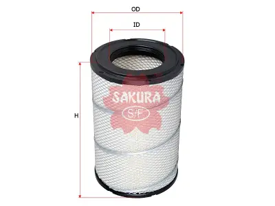 ไส้กรองอากาศ ลูกนอก SAKURA A-5539M Isuzu FRR 190/210, DECA FVM 240 Sakura