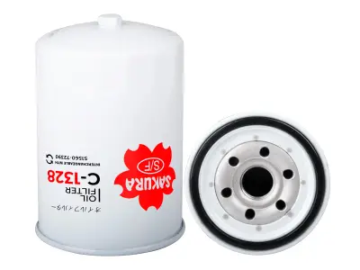 ไส้กรองน้ำมันเครื่อง Hino 300 XZU710 เครื่อง N04C (Sakura C-1328) Sakura