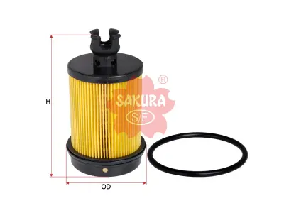 ไส้กรองโซล่า (ถัง) Hino 300 XZU710 เครื่อง N04C (Sakura EF-13070) Sakura