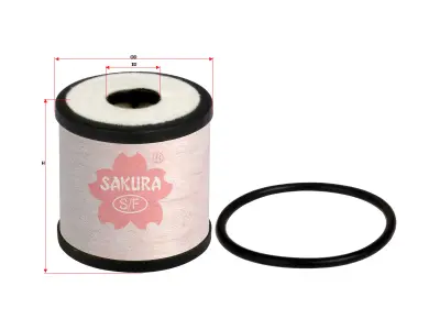 ไส้กรองไอน้ำมัน (Blow-by) Hino Dominator FC9J (Sakura EFG-1002) Sakura