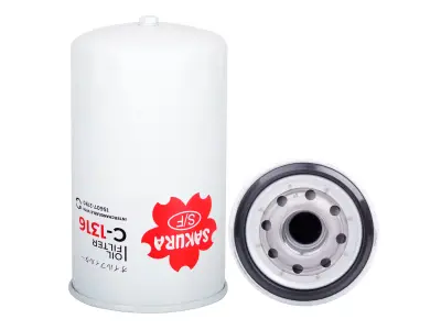 ไส้กรองน้ำมันเครื่อง Hino 500 FG8J / FM8J เครื่อง J08E แบบแท้ญี่ปุ่น (Sakura C-1316) Sakura