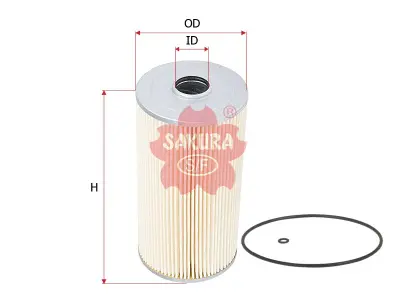 ไส้กรองดักน้ำ Hino 500 FG8J / FM8J เครื่อง J08E (Sakura SF-1307) Sakura