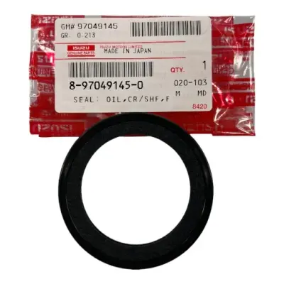 ซีลข้อเหวี่ยงหน้า (ซีลคอหน้า) Isuzu D-Max 2.5 4JA1 50x68x14 (แท้ศูนย์) Isuzu