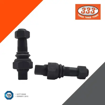 สกรูน็อตล้อ-หลังรถบรรทุก ISUZU NPR 120 แรง หัวน็อต 20 x 1.5 มิล, น็อต 22 x 1.5 มิล, ยาว 92 มิล REAR (L) 333 3RHB-S520L 333